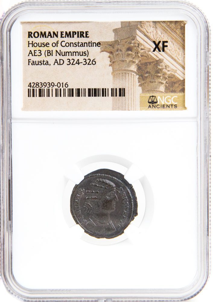 Roman AE of Constantine I, the Great (AD 272-337) Sol Invictus NGC