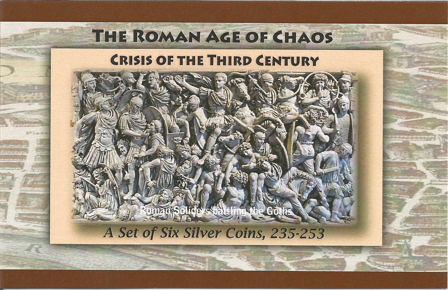 The Age of Chaos: Box of 6 Roman Coins from the Crisis of Third Century  (Six-Coin Box)