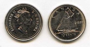 Canada KM183(C) 10 Cents