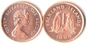 Falkland Islands KM2(U) 1 Penny