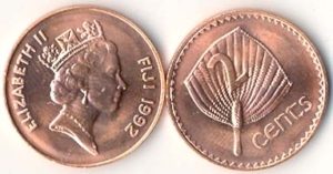 Fiji KM50a(U) 2 Cents