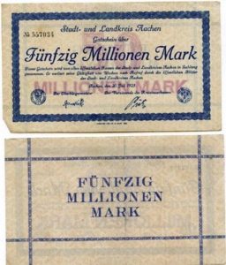 GermanyP1923-9(F-AU) 50 Millionen Mark