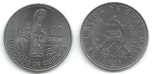 Guatemala KM277.6(U) 10 Centavos
