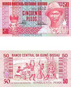 Guinea-BissauP10(U) 50 Pesos