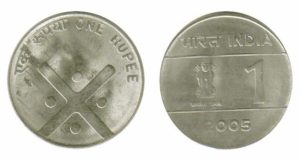 India KM322(U) 1 Rupee