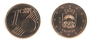 Latvia KM150(U) 1 Cent