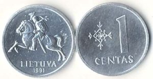 Lithuania KM85(U) 1 Centas