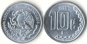 MexicoKM547(U) 10 Centavos
