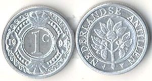 Netherlands AntilliesKM32(U) 1 Cent
