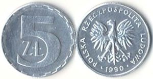 Poland KM81.3(U) 5 Zlotych
