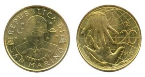 San Marino KM400(U) 20 Lire
