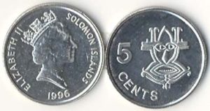 Solomon Islands KM26(U) 5 Cents