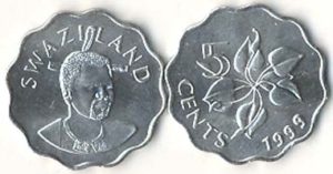 Swaziland KM48(U) 5 Cents