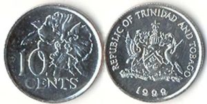 Trinidad & Tobago KM31(U) 10 Cents
