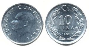 Turkey KM964(U) 10 Lira
