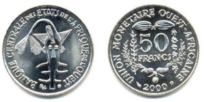 West African St. KM6(U) 50 Francs – Togo
